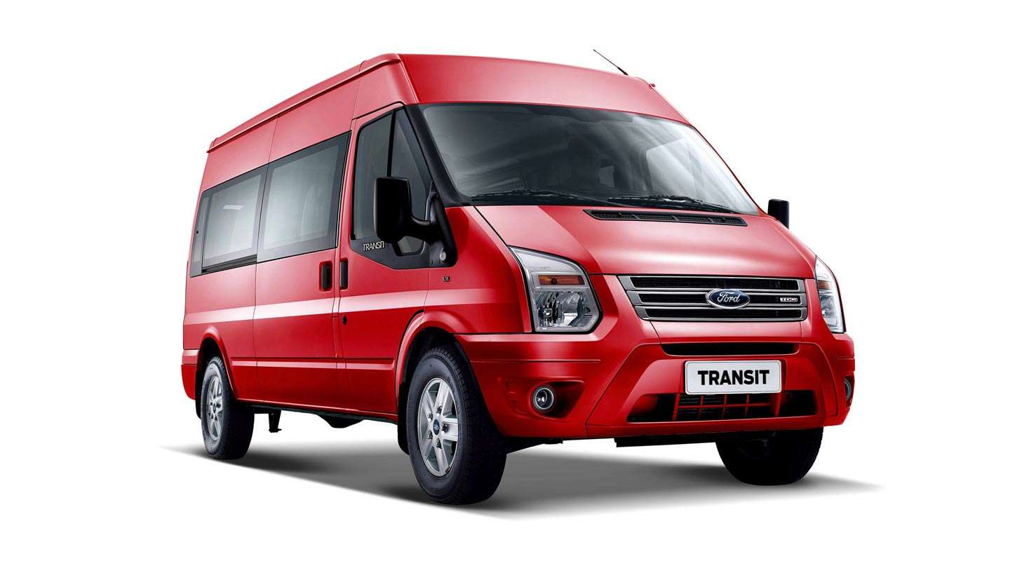 Transit cải tạo xe Van - Đỏ