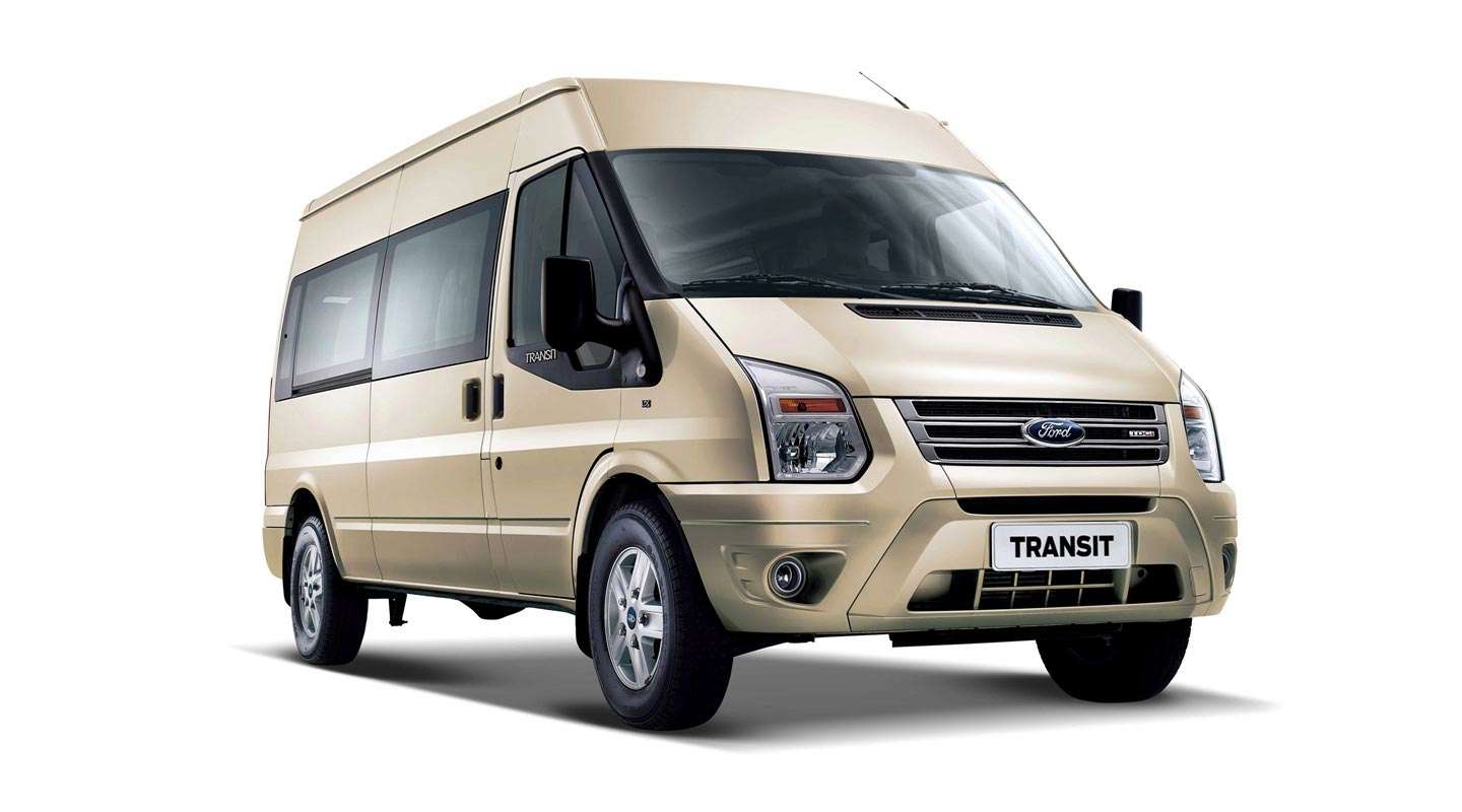 Transit cải tạo xe Van - Vàng