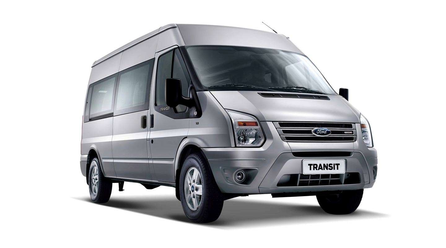 Transit cải tạo xe Van - Xám